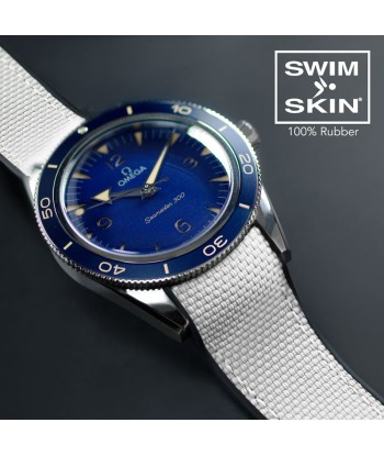 Omega - Rubber B strap for Seamaster 300 Heritage - SwimSkin® Alligator & Ballistic pas cher