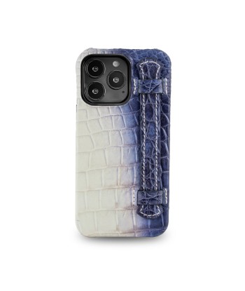 Leather iPhone HIMALAYA "Strap case" / cover - iPhone 13 ( Pro / Max ) - Genuine alligator Faites des économies