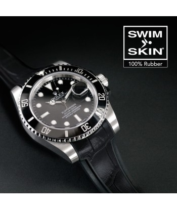 Rolex - Rubber B strap for Submariner 40mm Ceramic - SwimSkin® Amélioration de cerveau avec