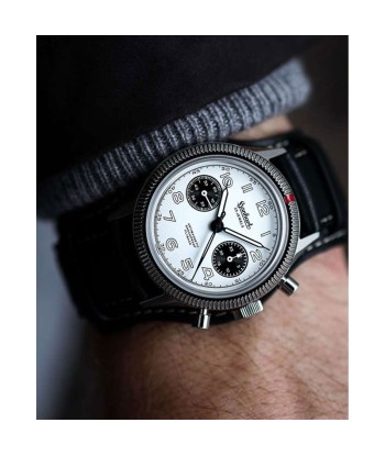 Hanhart 1882 watch - 417 ES Flyback Panda 39mm Dans la société mordern