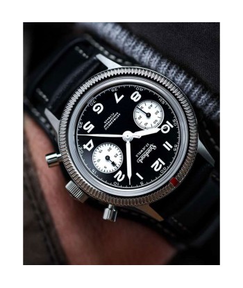 Hanhart 1882 watch - 417 ES Flyback Reverse Panda 39mm Le MVP de beaucoup