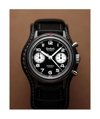 Hanhart 1882 watch - 417 ES Flyback Reverse Panda 39mm Le MVP de beaucoup