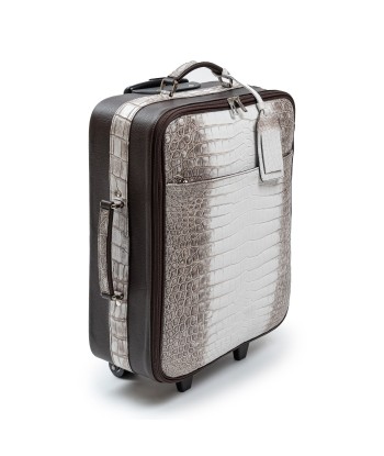 Leather suitcase - Light Himalaya crocodile rembourrage situé sous