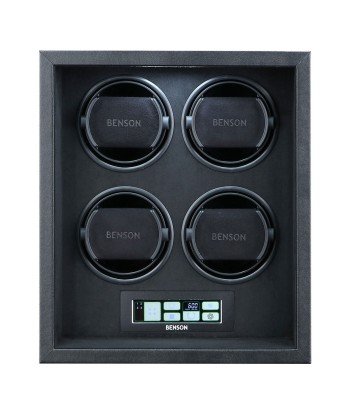 Benson Black Series Leather 4.22 - Watchwinder for 4 watches français