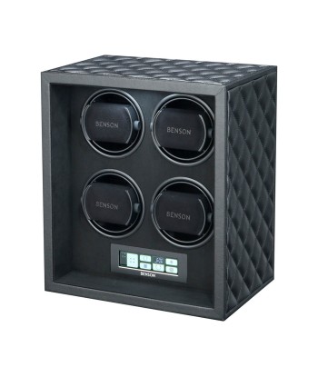 Benson Black Series Leather 4.22 - Watchwinder for 4 watches français