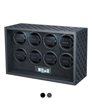 Benson Black Series Leather 8.22 - Watchwinder for 8 watches Les magasins à Paris