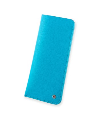 "Essential" glasses leather case - Grained calf (black, blue, green, brown, orange...) Véritable concentré