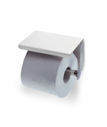 Leather toilet paper dispenser - Grained calf en ligne des produits 