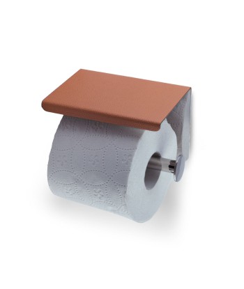 Leather toilet paper dispenser - Grained calf en ligne des produits 