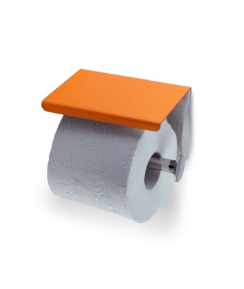 Leather toilet paper dispenser - Grained calf en ligne des produits 