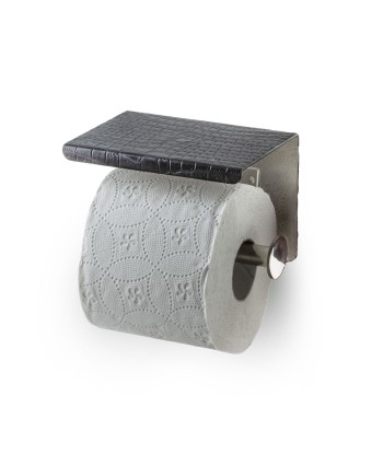 Leather toilet paper dispenser - Alligator À commander