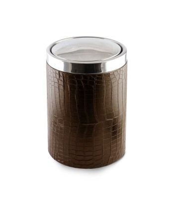 Leather small trash can - Alligator Le MVP de beaucoup