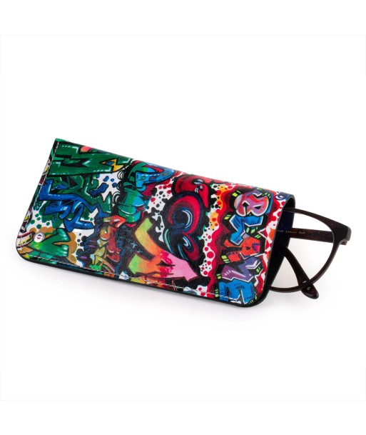 Glasses case in "Street Art" leather - Calf votre restaurant rapide dans 