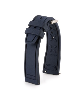 IWC Pilot type rubberized watch strap - Rubber (black, blue, green, brown, red...) En savoir plus