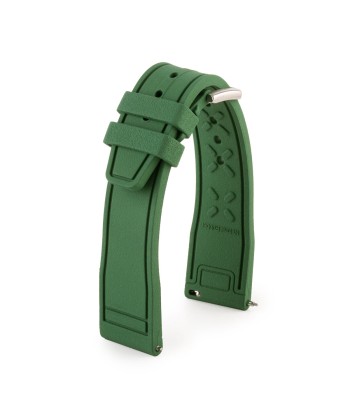 IWC Pilot type rubberized watch strap - Rubber (black, blue, green, brown, red...) En savoir plus