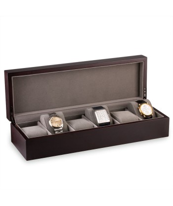 Anatole Baker - Wooden watch case - 6 watches storage en ligne des produits 