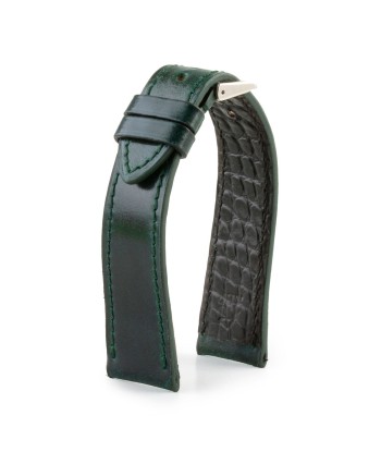 Leather watch strap - Cordovan (black, blue, green, brown, burgundy) en ligne