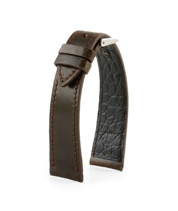 Leather watch strap - Cordovan (black, blue, green, brown, burgundy) en ligne