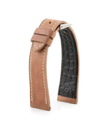 Leather watch strap - Cordovan (black, blue, green, brown, burgundy) en ligne