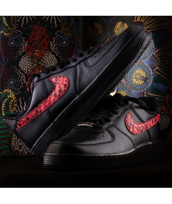 Nike Air Force 1 Sneakers - Custom leather Swoosh - Python 2 - 3 jours ouvrés.