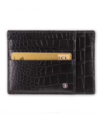 Credit card case XXL "Essential Black Alligator" votre