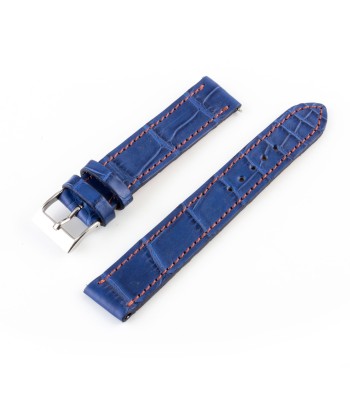 Alligator "Solo" leather watch band - 17mm width (0.67 inches) / Size M (n° 1) 2023