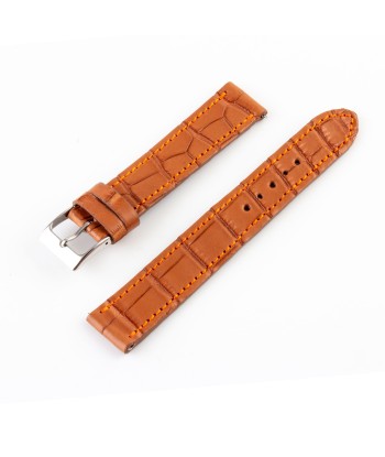 Alligator "Solo" leather watch band - 17mm width (0.67 inches) / Size M (n° 2) de votre