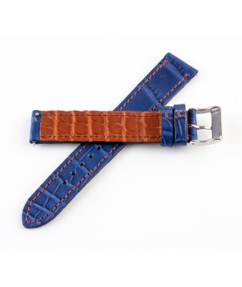 Alligator "Solo" leather watch band - 17mm width (0.67 inches) / Size M (n° 1) 2023