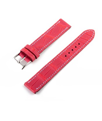 Alligator "Solo" leather watch band - 17mm width (0.67 inches) / Size M (n° 4) la chaussure