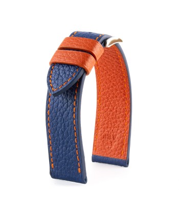 "Holi" leather watch band - Buffalo (black, blue, kaki, brown, pink) livraison gratuite