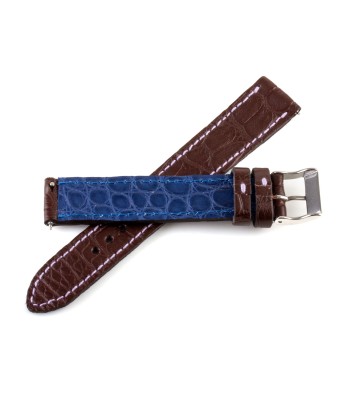 Alligator "Solo" leather watch band - 17mm width (0.67 inches) / Size M (n° 6) online