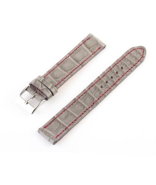 Alligator "Solo" leather watch band - 17mm width (0.67 inches) / Size M (n° 10) 2023