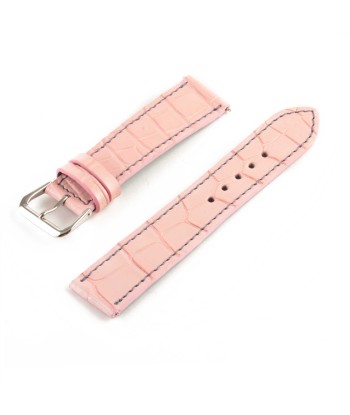 Alligator "Solo" leather watch band - 20mm width (0.79 inches) / Size M (n° 3) Amélioration de cerveau avec