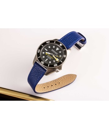 Leather watchband - Buffalo (black, blue, green, brown, kaki...) vente chaude votre 