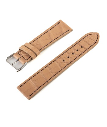 Alligator "Solo" leather watch band - 20mm width (0.79 inches) / Size M (n° 5) solde