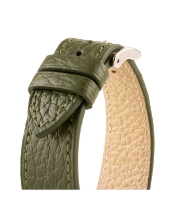 Leather watchband - Buffalo (black, blue, green, brown, kaki...) vente chaude votre 