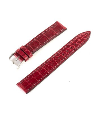 Alligator leather "Solo" watch band - 18mm width (0.71 inches) / Size M (n° 10) shop