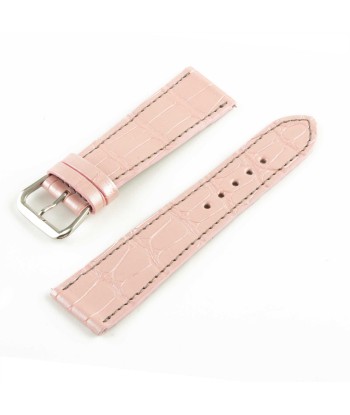 Alligator "Solo" leather watch band - 22mm width (0.87 inches) / Size M (n° 10) est présent 