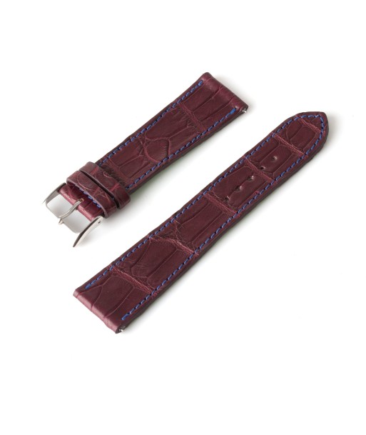 Alligator "Solo" leather watch band - 23mm width (0.90 inches) / Size M (n° 2) store