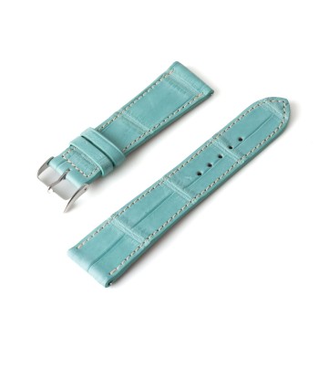 Alligator "Solo" leather watch band - 23mm width (0.90 inches) / Size M (n° 3) france