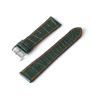 Alligator "Solo" leather watch band - 23mm width (0.90 inches) / Size M (n° 5) Le MVP de beaucoup