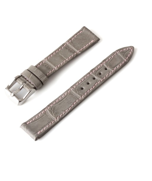 Alligator "Solo" leather watch band - 16mm width (0.63 inches) / Size S (n° 1) suggérées chez