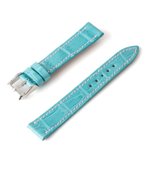 Alligator "Solo" leather watch band - 16mm width (0.63 inches) / Size S (n° 4) d'Europe débarque