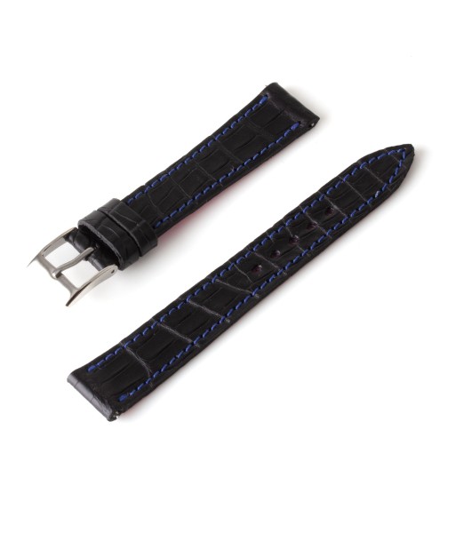 Alligator "Solo" leather watch band - 16mm width (0.63 inches) / Size S (n° 6) ou a consommer sur place