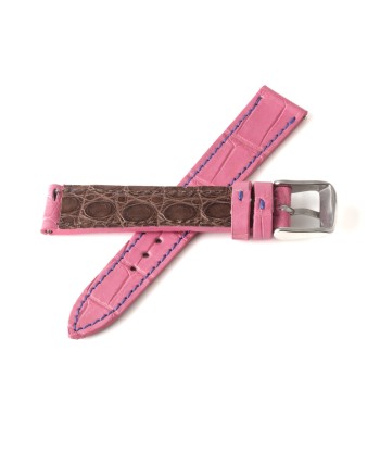 Alligator "Solo" leather watch band - 16mm width (0.63 inches) / Size S (n° 5) solde