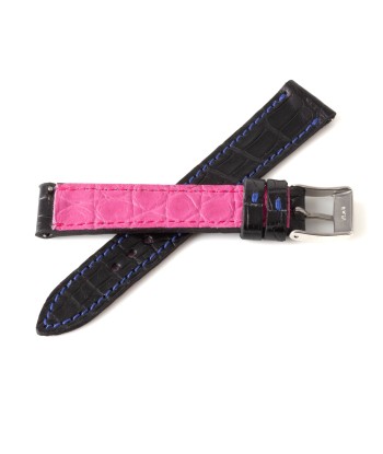 Alligator "Solo" leather watch band - 16mm width (0.63 inches) / Size S (n° 6) ou a consommer sur place