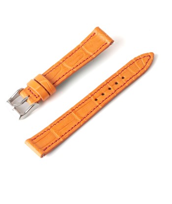 Alligator "Solo" leather watch band - 16mm width (0.63 inches) / Size S (n° 8) solde