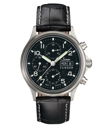 Sinn -  358 Sa PILOT - Leather strap livraison gratuite