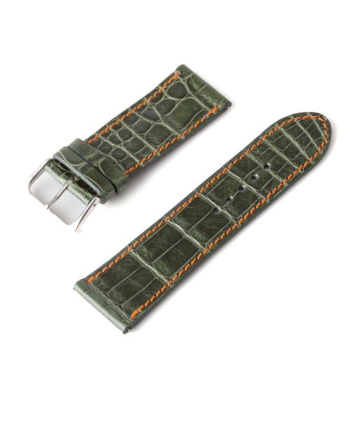 Alligator "Solo" leather watch band - 24mm width (0.94 inches) / Size S (n° 5) destockage