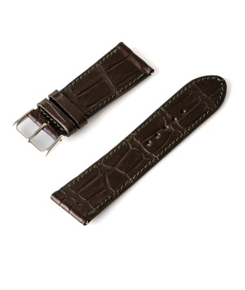 Alligator "Solo" leather watch band - 24mm width (0.94 inches) / Size S (n° 6) online